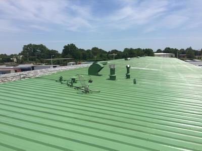 Commercial roof coating