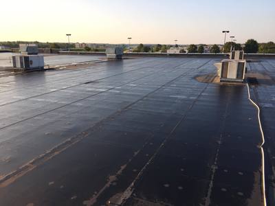 EPDM single-ply commercial roof