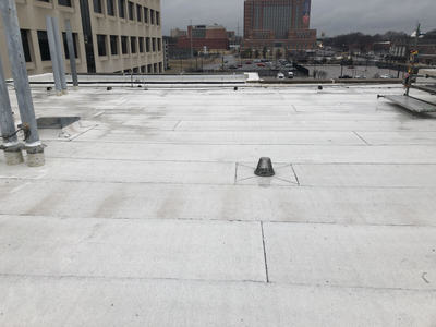 Modified commercial Roll Roofing by Roof Pro, LLC on the Memphis VA Hospital