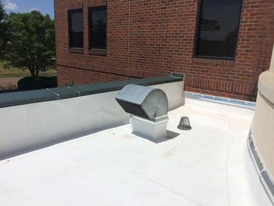 PVC commercial roofing installation by Roof Pro, LLC